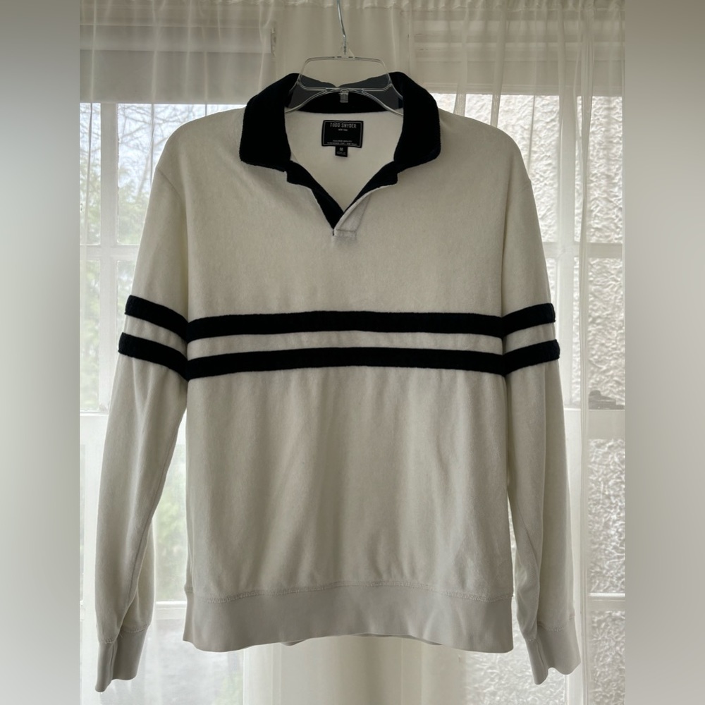 Todd Snyder Terry Long Sleeve Polo Men’s Medium